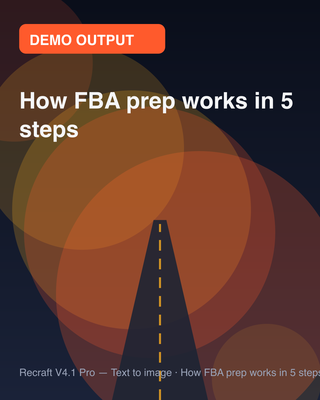 Make the 5 slides with the exact headings