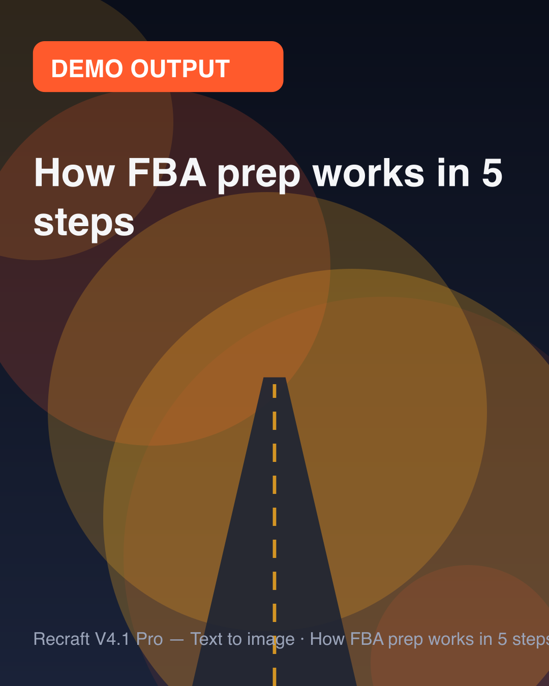 Make the 5 slides with the exact headings