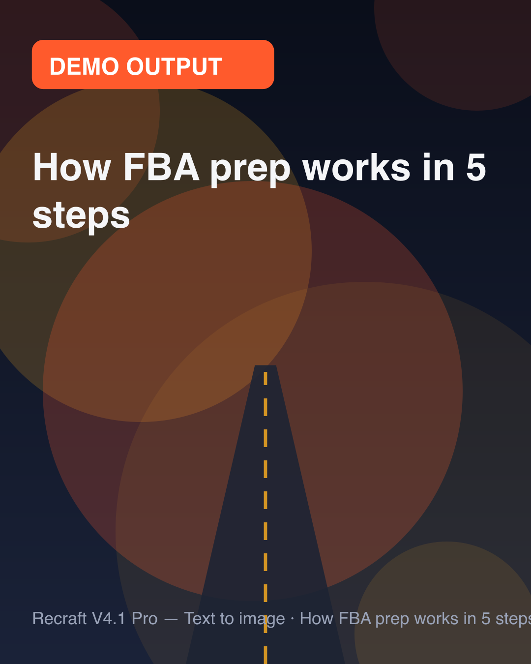 Make the 5 slides with the exact headings