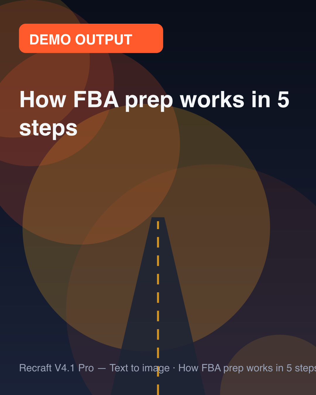 Make the 5 slides with the exact headings