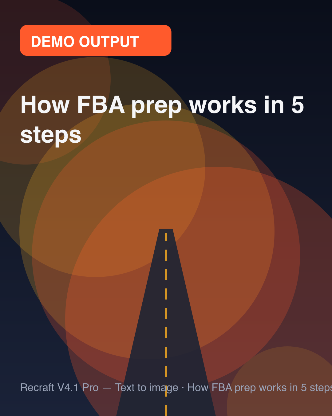 Make the 5 slides with the exact headings